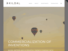 Tablet Screenshot of kildal.se